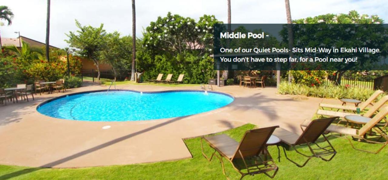 9B Ekahi Village-Studio Bath, Garden View - 1 Minute Stroll To Beach! Wailea  Esterno foto