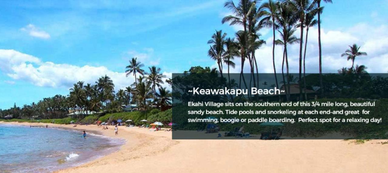 9B Ekahi Village-Studio Bath, Garden View - 1 Minute Stroll To Beach! Wailea  Esterno foto
